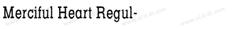 Merciful Heart Regul字体转换